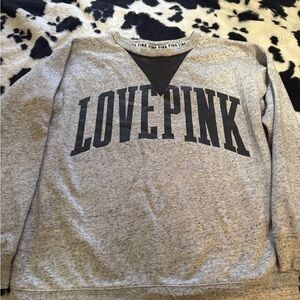Victoria's Secret Pink Gray Sweatshirt